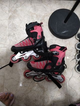 Patines en línea para niña talla ajustable 33 - 36