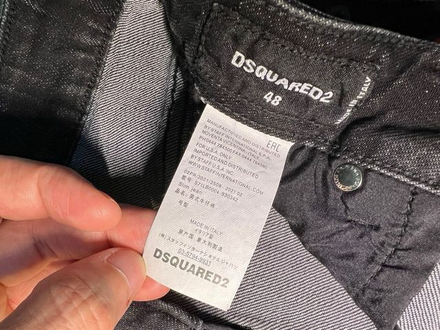 Shorts Dsquared2 neri con stampe