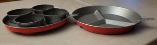 Set 2 Padelle Antiaderenti con Manico