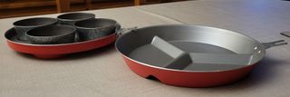 Set 2 Padelle Antiaderenti con Manico