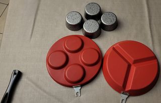 Set 2 Padelle Antiaderenti con Manico