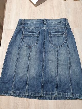 Falda vaquera C&A azul