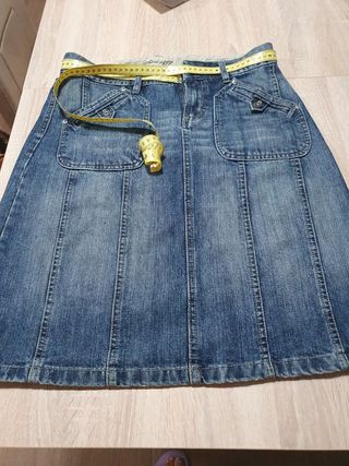 Falda vaquera C&A azul