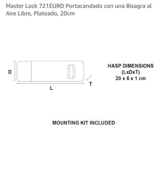Cerradura Master Lock 721D