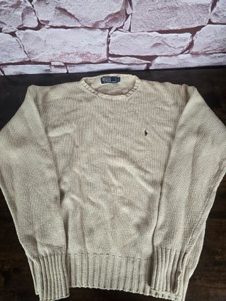 Jersey Ralph Lauren de punto, M, 100 % Algodón