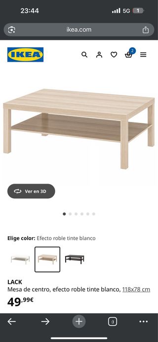 Mesa LACK Ikea Grande