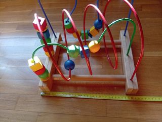 Juego de Cuentas de Madera para Niños