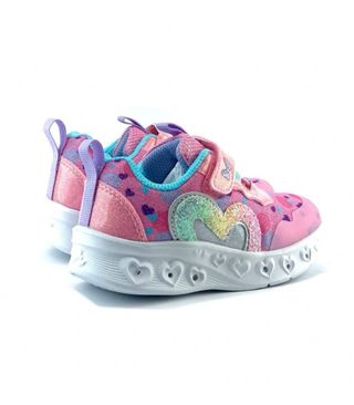 Zapatillas Niña Luces N23 Corazón Arcoíris