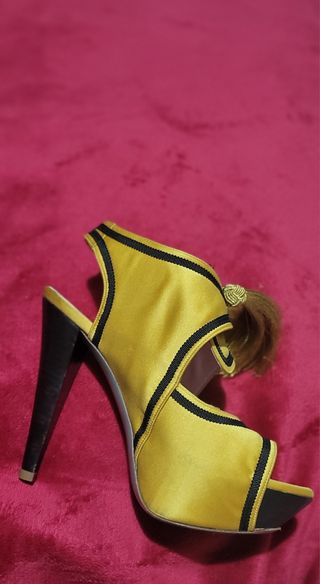 Zapatos Patricia Rosales amarillo limon