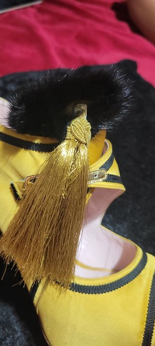 Zapatos Patricia Rosales amarillo limon