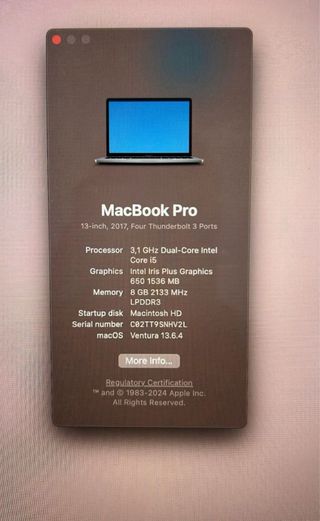 MacBook Pro Apple Space Grey