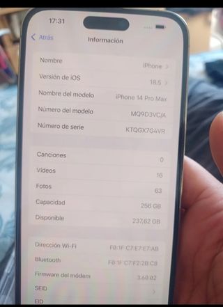 iPhone 14 Pro Max 256GB Dorado