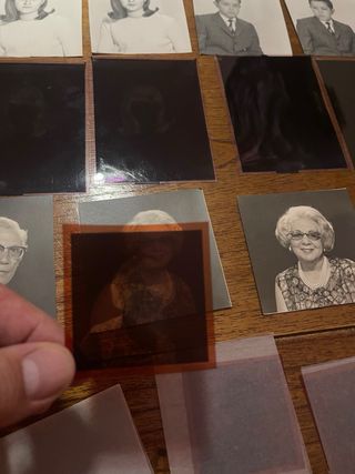 Fotos y Negativos en placa años 60.