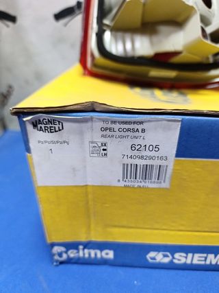 Piloto Trasero Izquierdo Opel Corsa B Magneti Mare