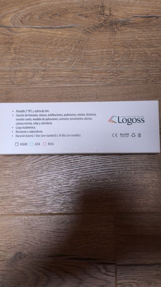 Logoss Smartwatch Negro/Plateado