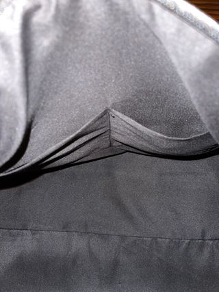 Bolso de mano a cuadros