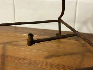 Estructura metálica de lámpara marroquí