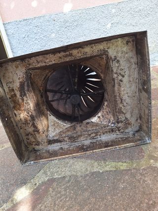 Fumaiolo ventola comignolo base rettangolare 42x32