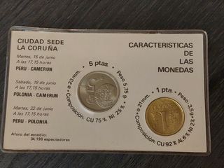 Monedas Oficiales Mundial España 82