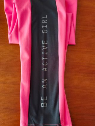 Lote 5 leggings niña 10/12 años