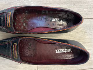 Zapatos de tacón azul talla 39