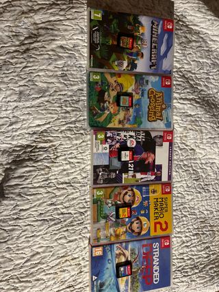 Juegos de Nintendo Switch.