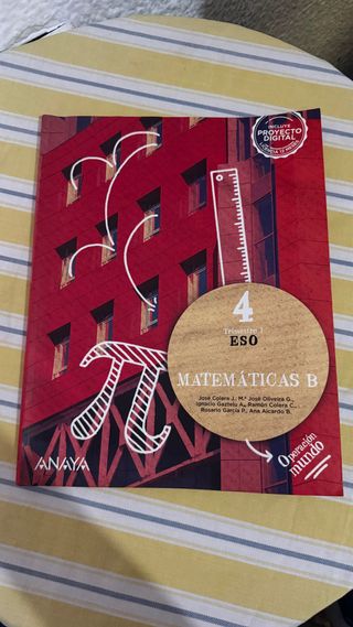 Matemáticas B Anaya