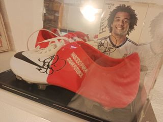 Botas de fútbol Marcelo firmadas