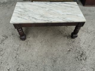 Mesa de centro madera y cristal