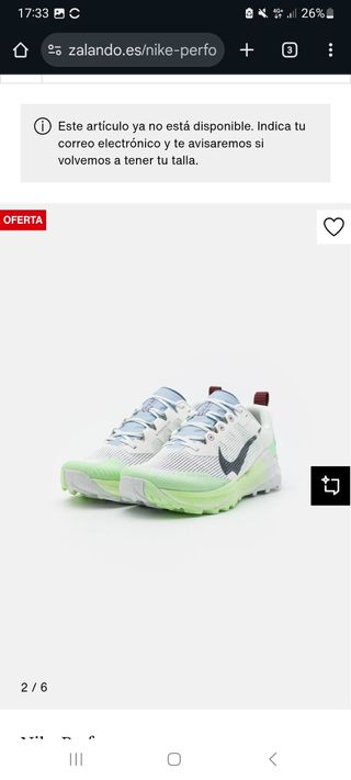 Nike React Wildhorse 8 Verde/Blanco