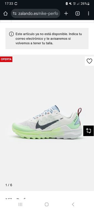 Nike React Wildhorse 8 Verde/Blanco