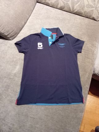 Polo Aston Martin Racing Azul T M. Impecable 