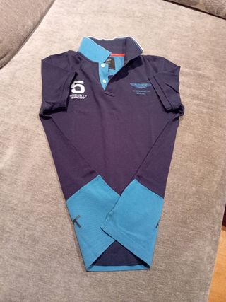 Polo Aston Martin Racing Azul T M. Impecable 