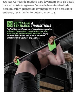 TAVIEW Correas Muñeca Levantamiento Pesas