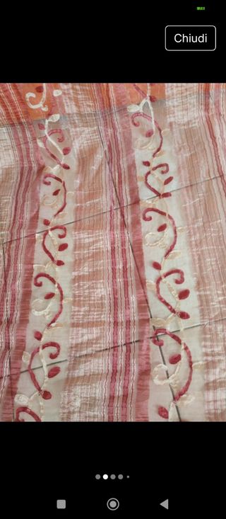 2 Tendoni ricamo bordeaux e oro + omaggio calamite