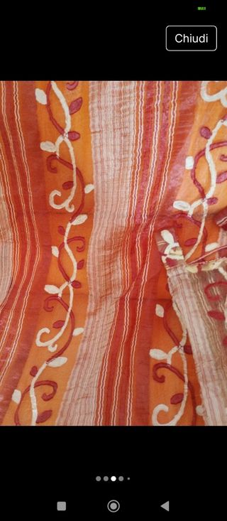 2 Tendoni ricamo bordeaux e oro + omaggio calamite