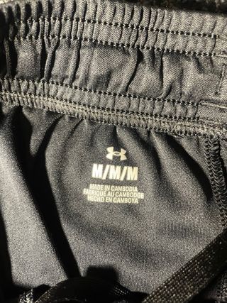 Pantalón corto Under Armour negro/gris