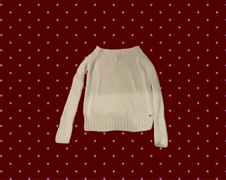 Jersey fino blanco Pull and Bear.