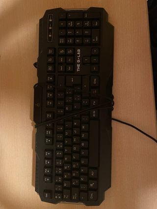 Teclado Gamer G-LAB Negro