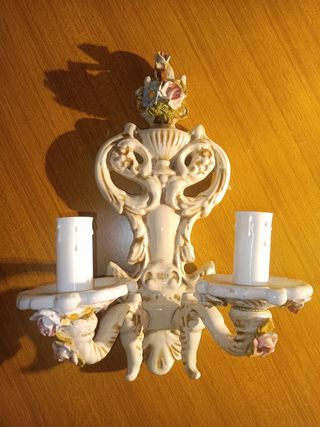 Applique ceramica 2 luci Boschieri