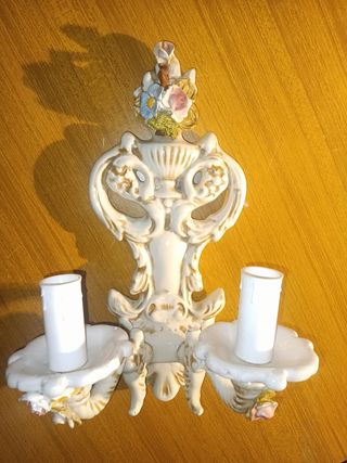 Applique ceramica 2 luci Boschieri