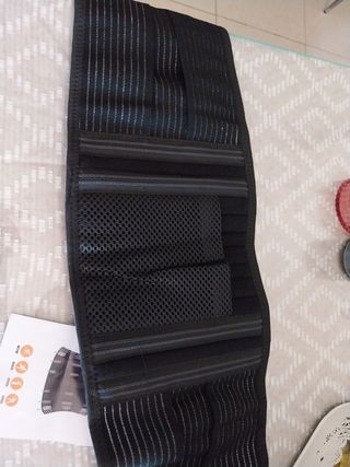 Faja Lumbar Soporte Espalda Negra