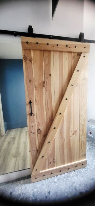 Puerta Granero Madera Rústica