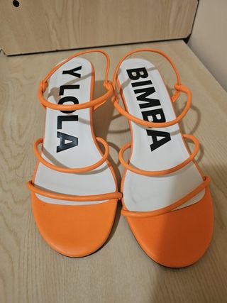 Sandalias Bimba y Lola Naranja Talla X