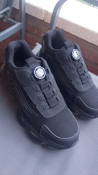 Zapatos seguridad punta acero T.39
