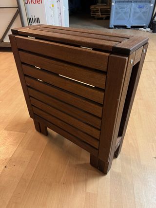Mesa de madera plegable