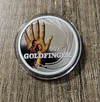 James Bond Goldfinger 1/2 Onza Plata/PROOF
