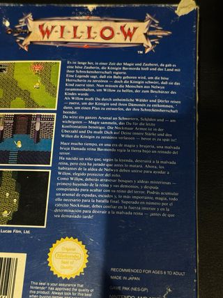 Willow Nintendo NES