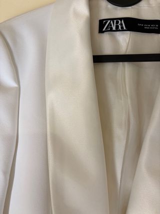 Americana Zara Mujer Blanca