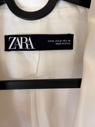 Americana Zara Mujer Blanca